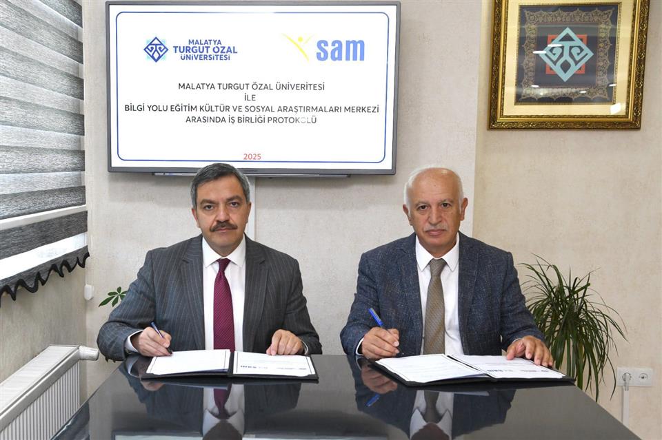 BİLSAM ile Malatya Turgut Özal Üniversitesi (MTÜSEM) arasında eğitim alanında iş birliği protokol imzaladı.