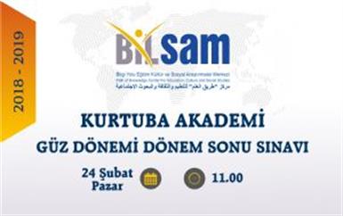 Kurtuba Akademi Güz Dönemi Dönem Sonu Sinavi